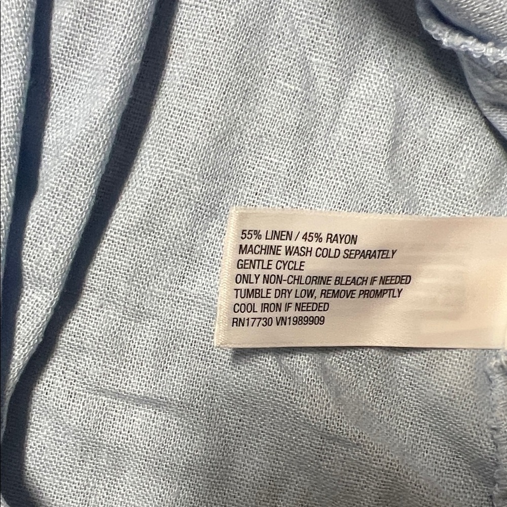 Universal Thread Light Blue Button-Down Pocket Dr… - image 7